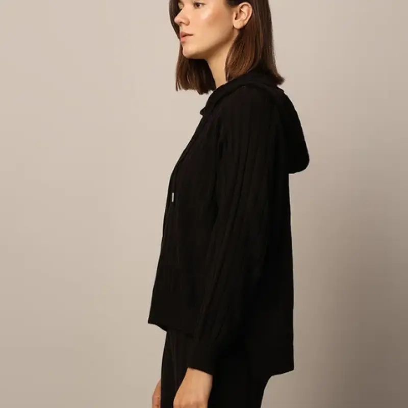 Rib-Knit Co-ord Set Pullover