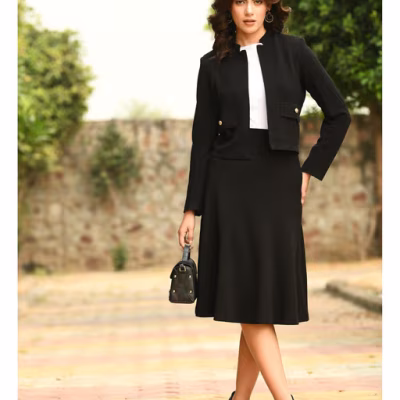 Victory A-line Midi Skirt