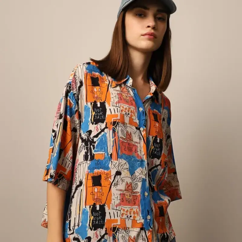 COLOURFUL PRINTED SHIRT